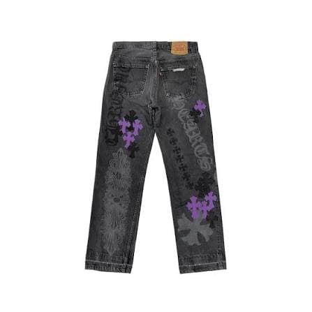 Chrome Hearts Purple Bull King Jeans Size 33 - Image 1